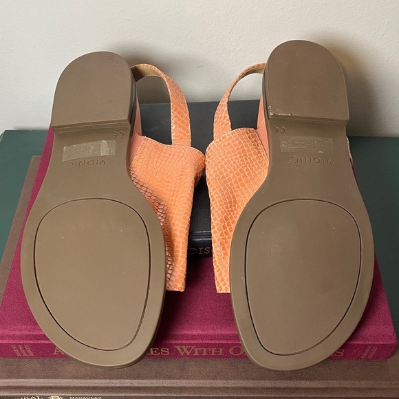 NWOT Vionic Citrine Ella Slingback Buckle Coral Sandals Sz 9 Summer Vacation - Picture 7 of 7